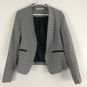 ZigZag Black and White Blazer